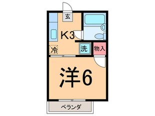 ソレイユ長谷川の物件間取画像